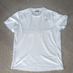 Adidas Men's Active White Running Tee - Size M Good Condition